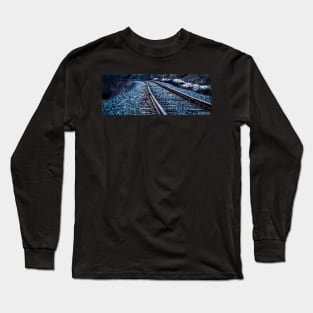 Railroad Tracks in Early Spring Long Sleeve T-Shirt